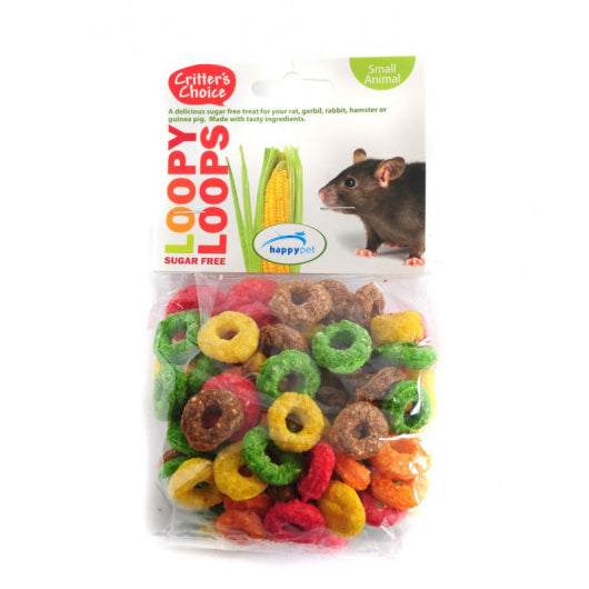 Critter's Choice Small Animal Treats Loopy Loops 50g