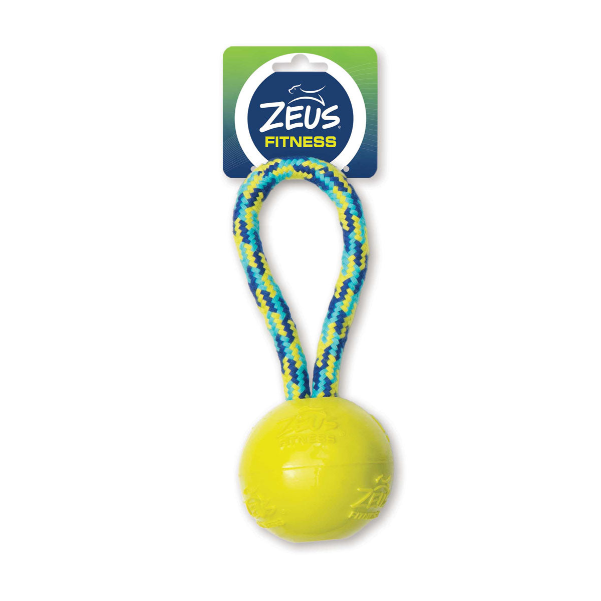 Zeus Fitness Dog Toys Ball Tug with TPR ball 23cm