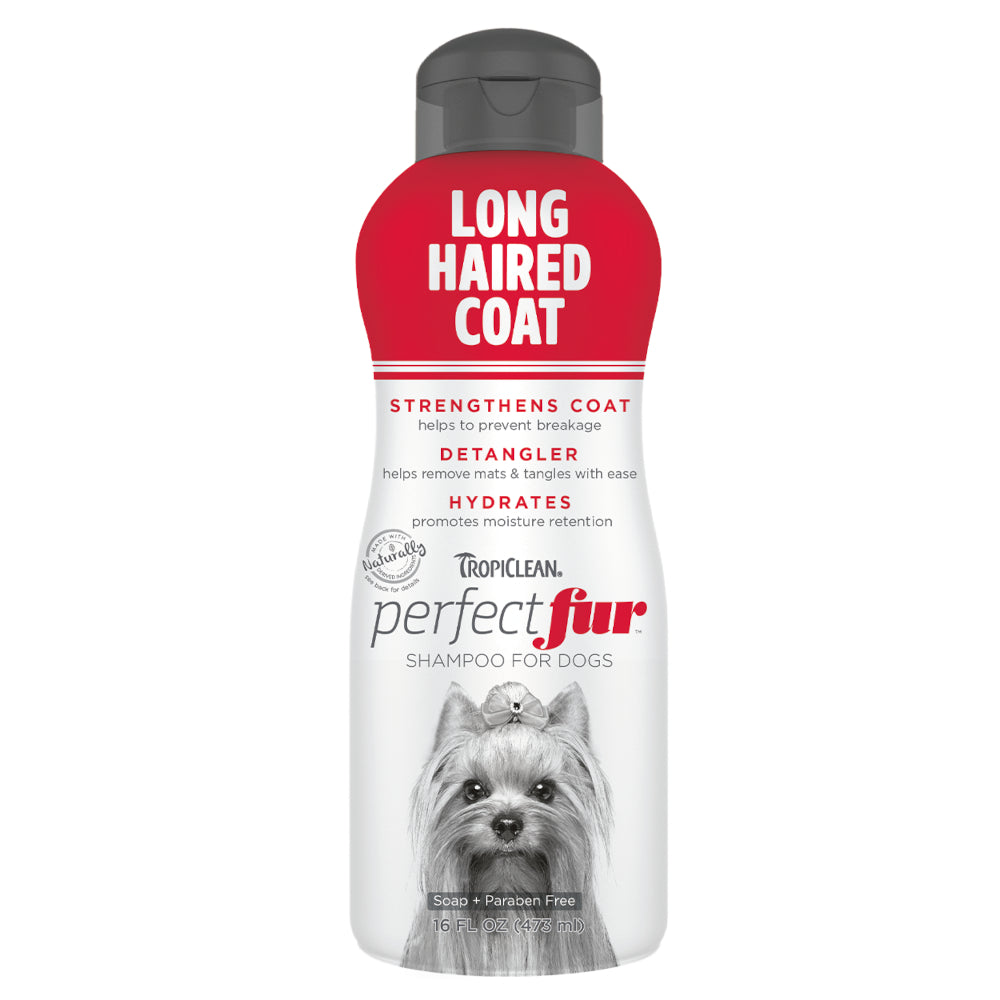 Tropiclean PerfectFur Shampoo for Dogs Long Haired Coat 473ml