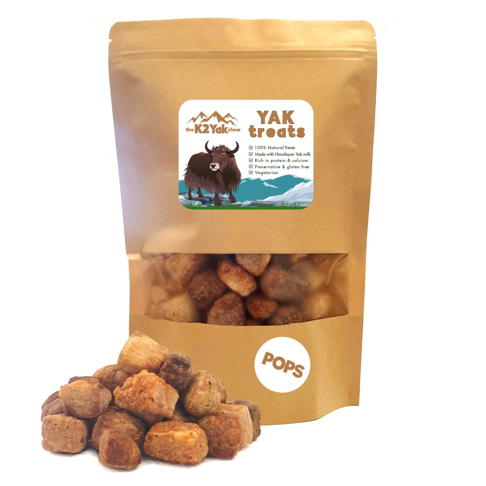 K2 Yak Treats Pops 100% Natural Dog Treats