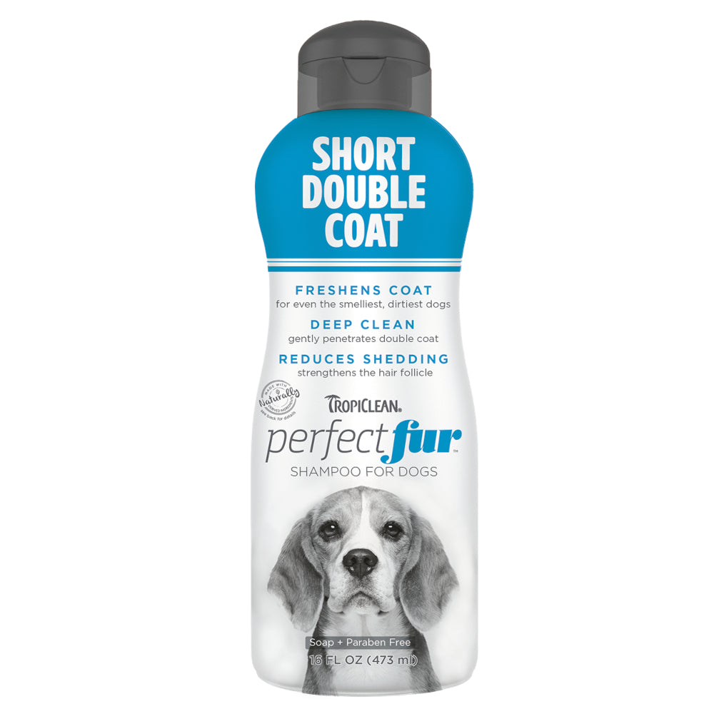 Tropiclean PerfectFur Shampoo for Dogs Short Double Coat 473ml