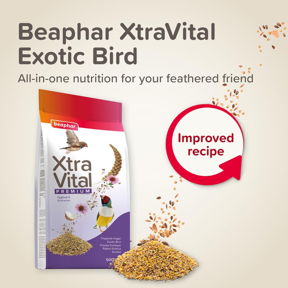 Beaphar XtraVital Exotic Bird Complete Bird Food 500g