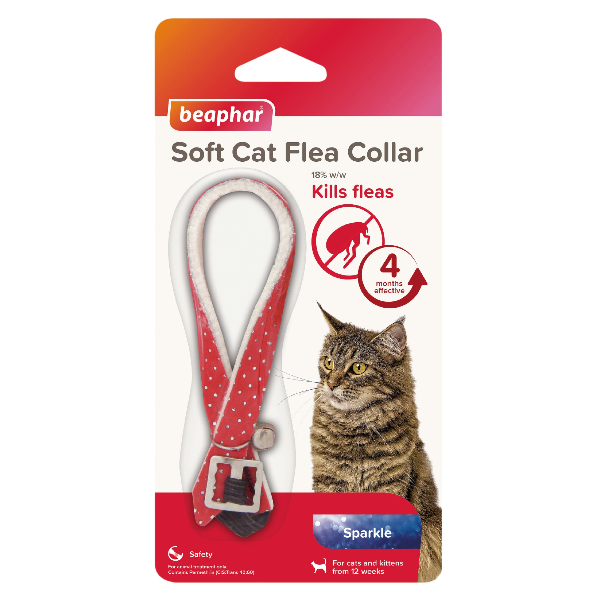 Beaphar Cat Collar Kills & Prevents Fleas Sparkle