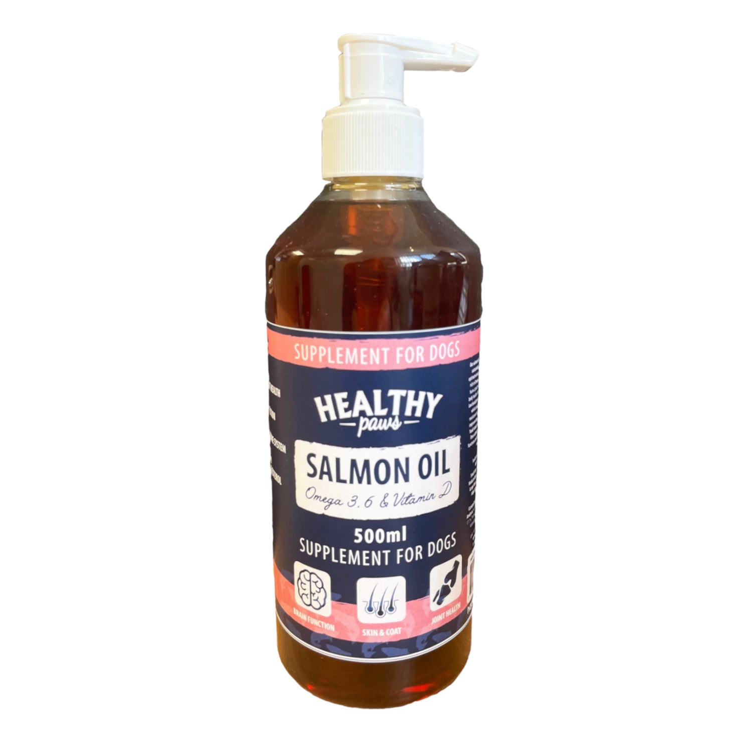 Healthy Paws Dog Supplements Scottish Salmon Oil 500ml