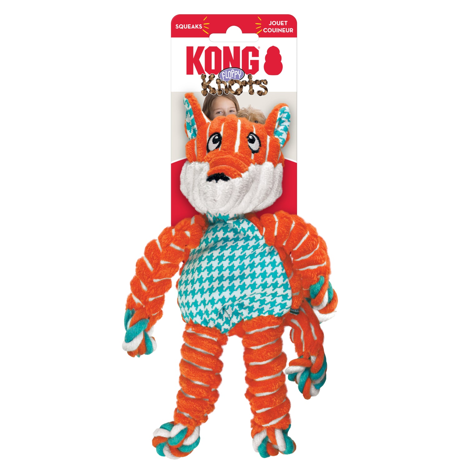 KONG Floppy Knots Fox