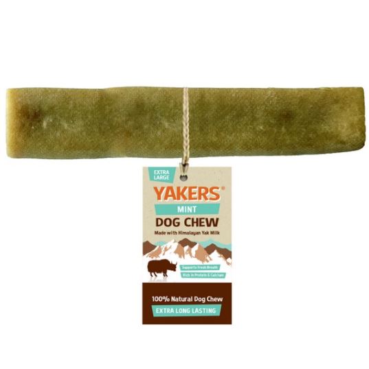 Yakers Natural Himalayan Yak Milk Dog Chew Mint Flavour X-Large