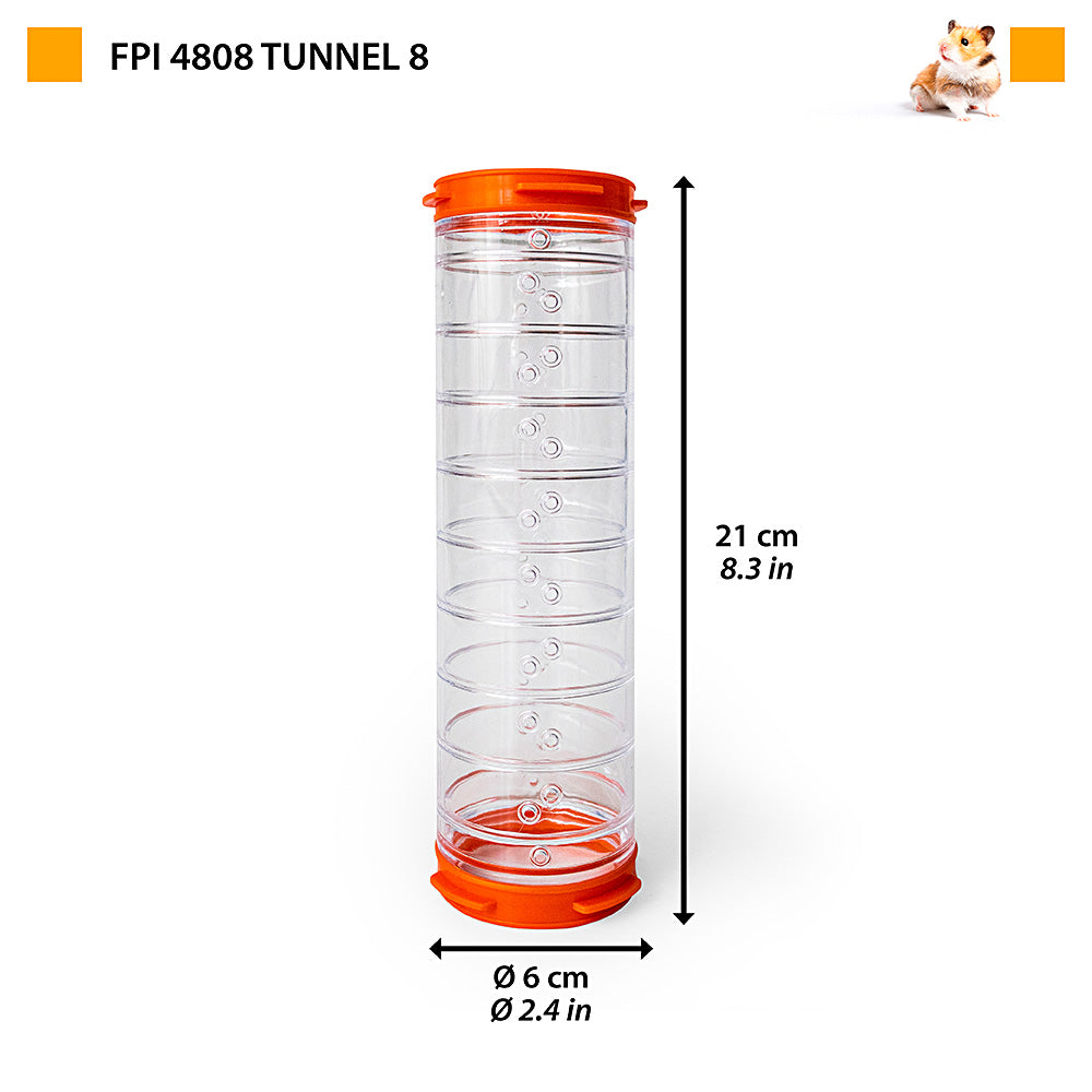 Ferplast Hamster Cage Accessories Tube Tunnel 8" FPI 4808