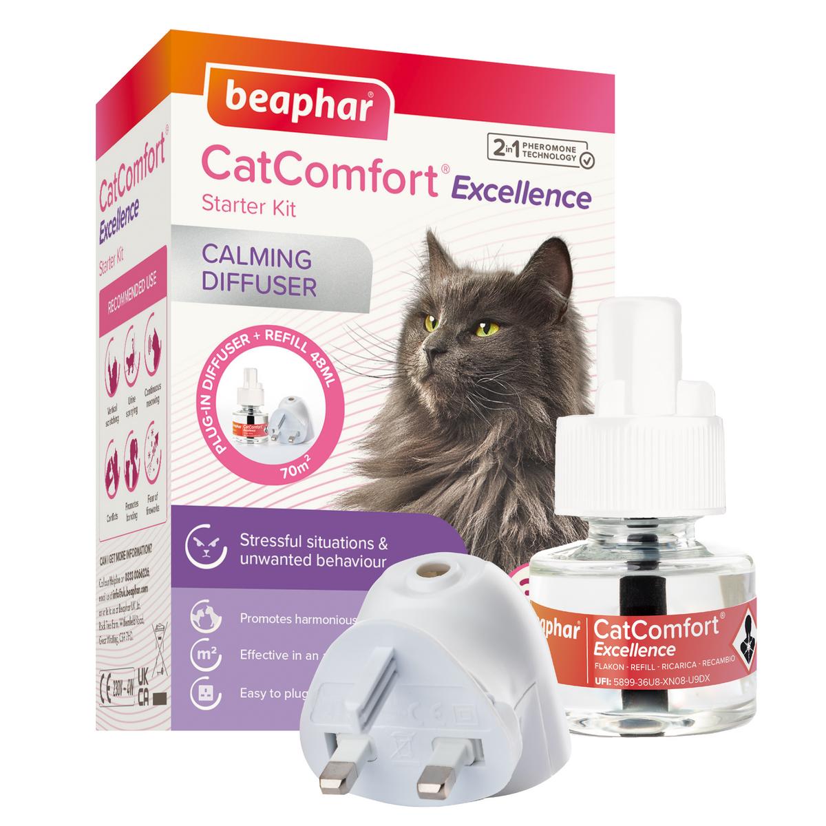 Beaphar CatComfort Cat Calming Diffuser Starter Kit