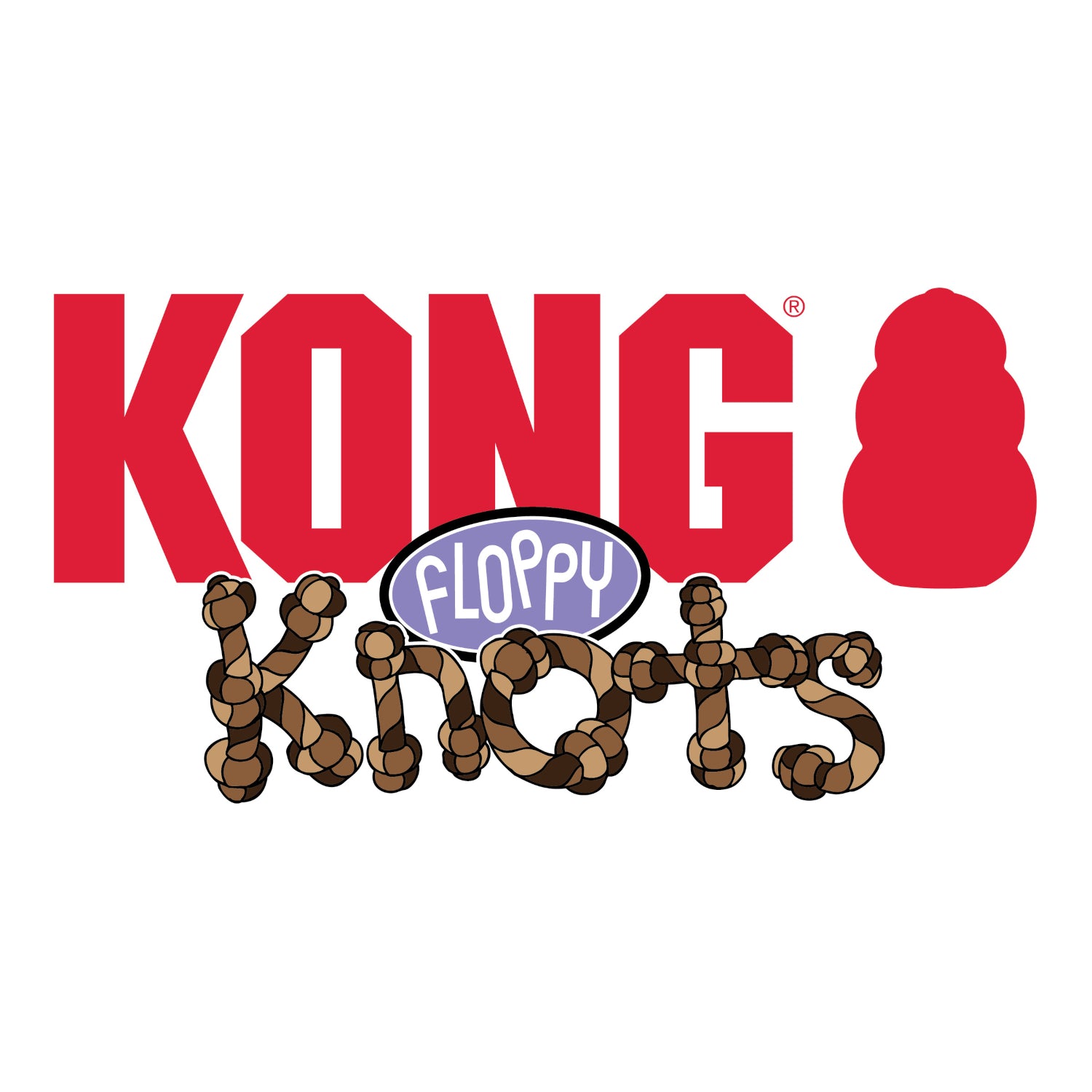 KONG Floppy Knots Elephant