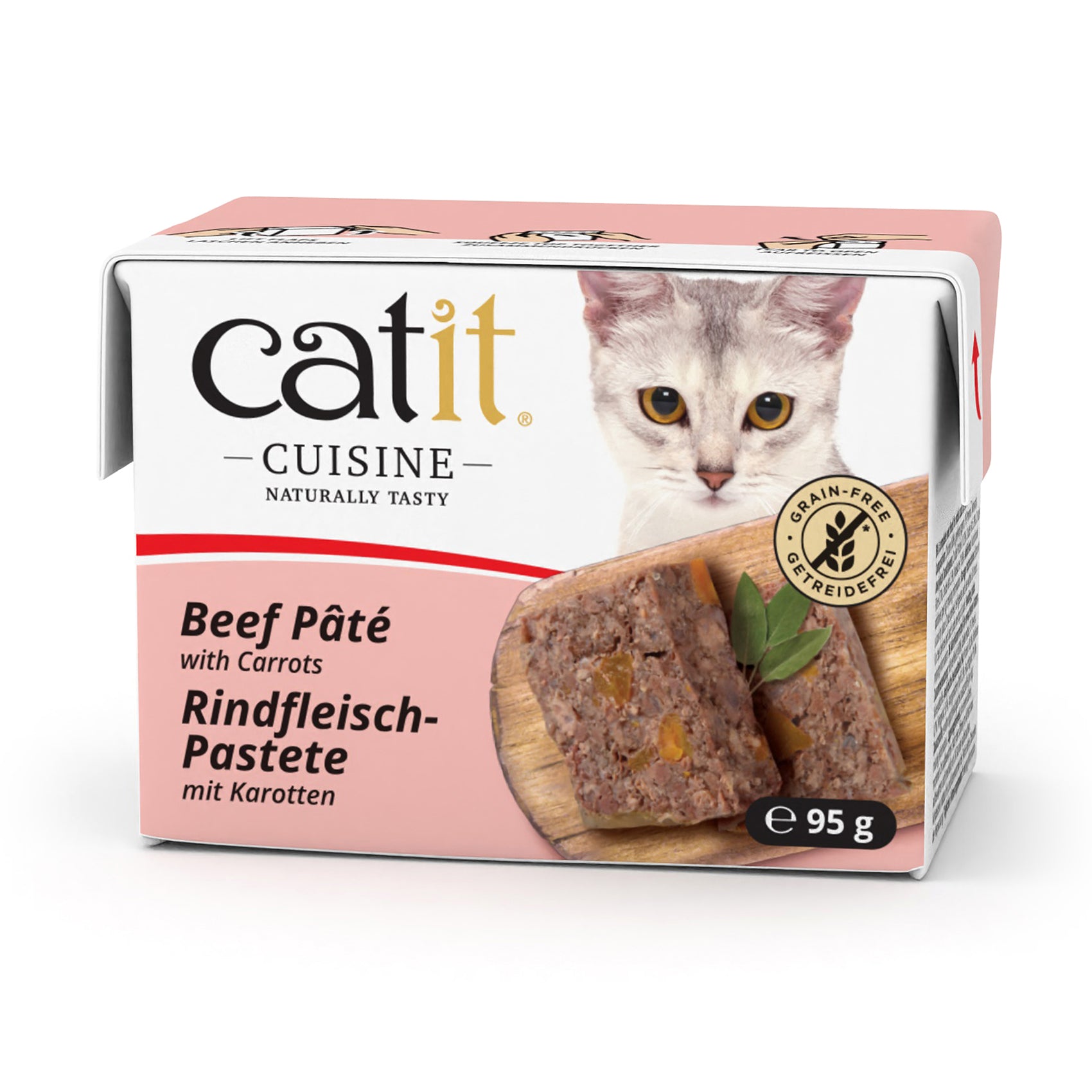 Catit Cuisine Cat Wet Food Beef Pate 95g