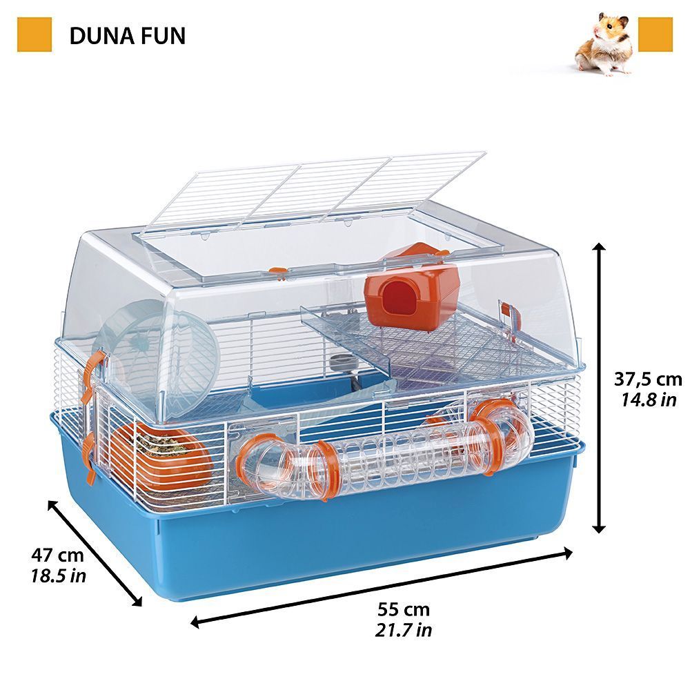 Ferplast Duna Fun Hamster Cage with Accessories