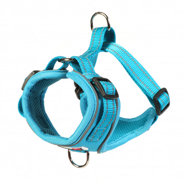 Doodlebone Adjustable Airmesh Dog Harnesses Aqua 5 Sizes