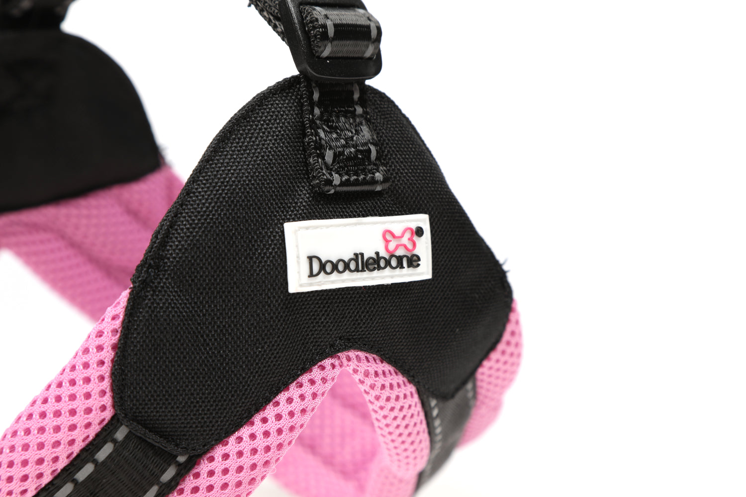Doodlebone Originals Boomerang Dog Harness Blush 4 Sizes