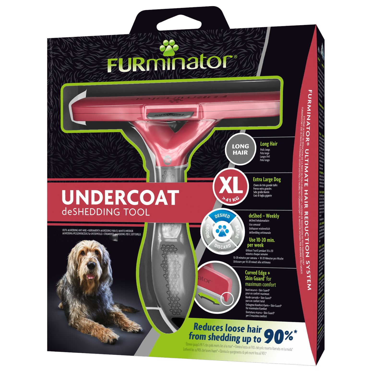 FURminator Undercoat deShedding Tools for X-Large Dogs