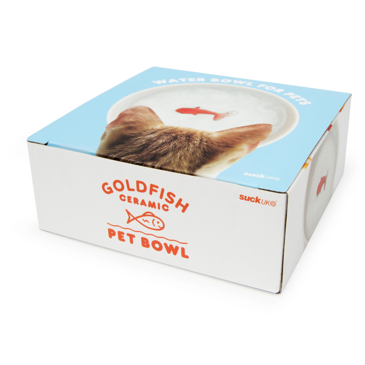 Goldfish Ceramic Water Bowl for Cats