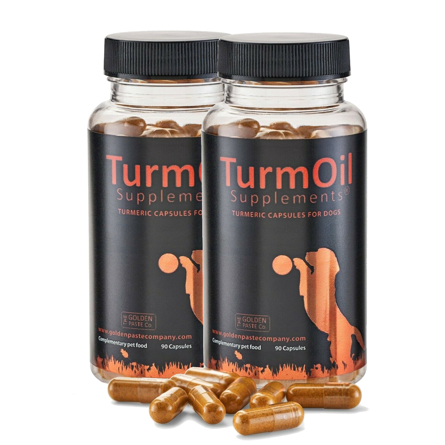 Golden Paste Company TurmOil Turmeric Supplement Capsules 90/180pks