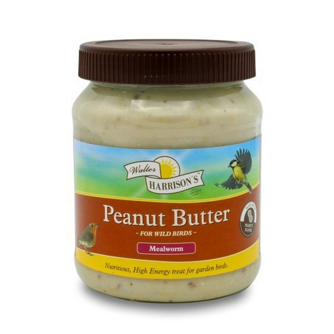 Walter Harrisons Peanut Butter Jar with Mealworms 330g