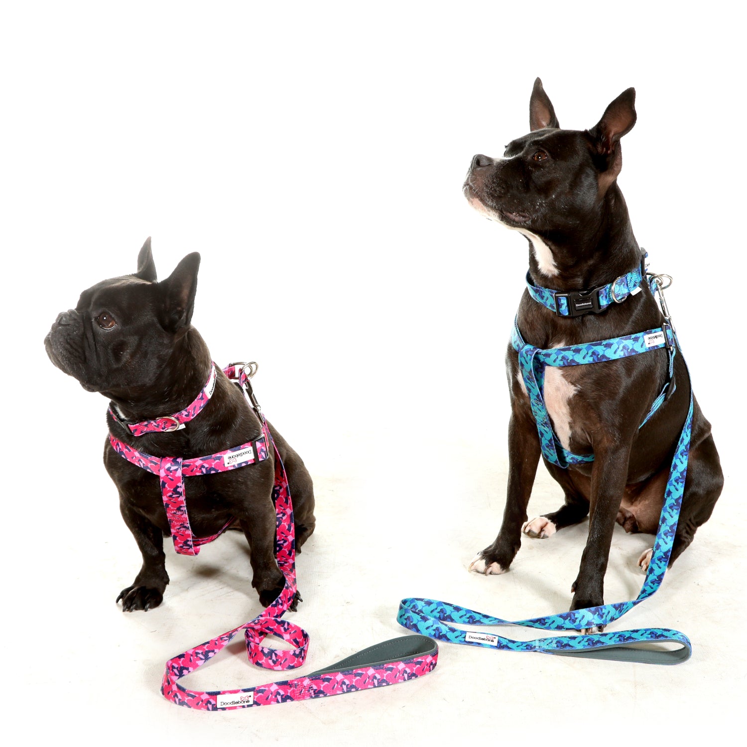 Doodlebone Originals Pattern Dog Harness Midnight Camo 4 Sizes