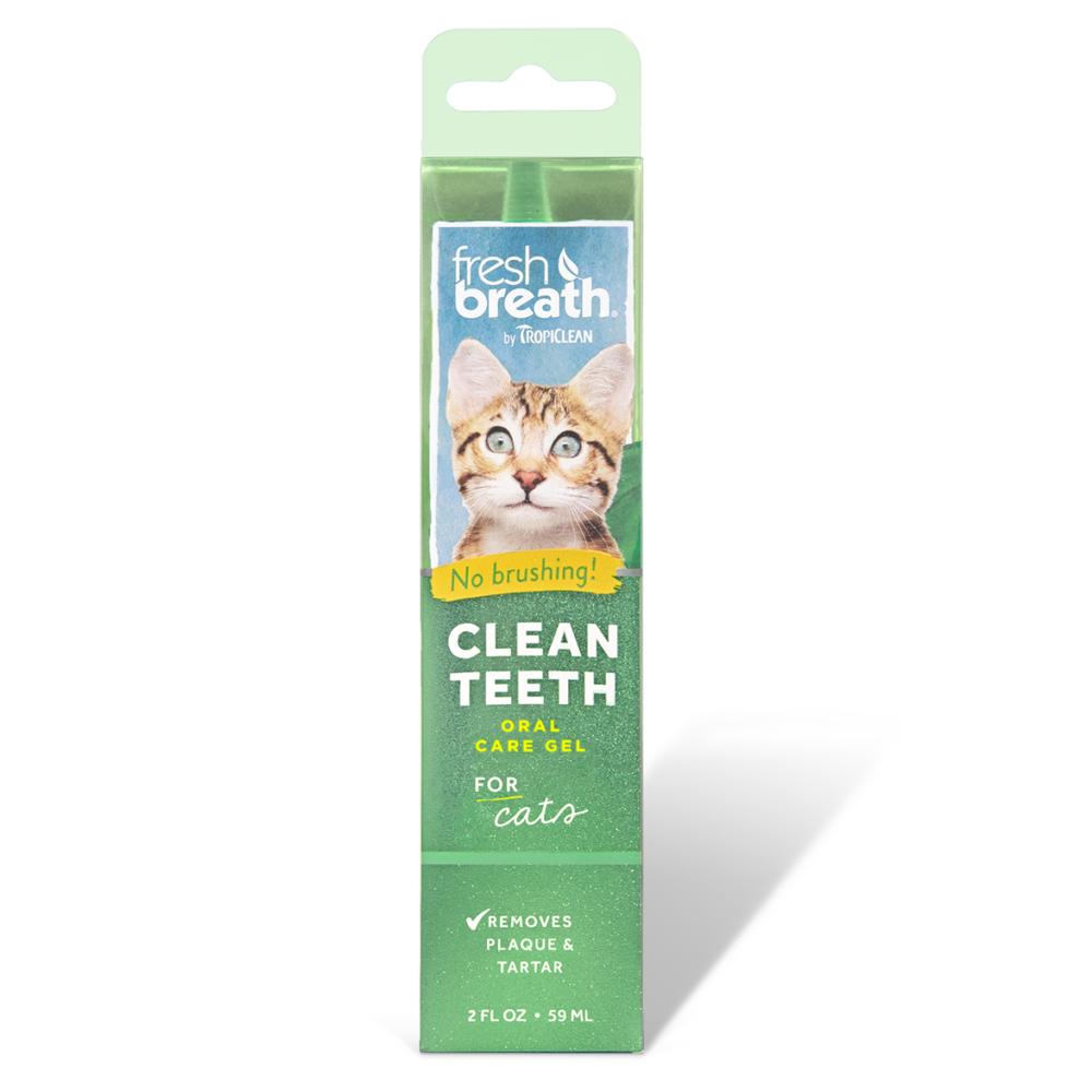 Tropiclean Fresh Breath Oral Dental Care Gel for Cats 59ml