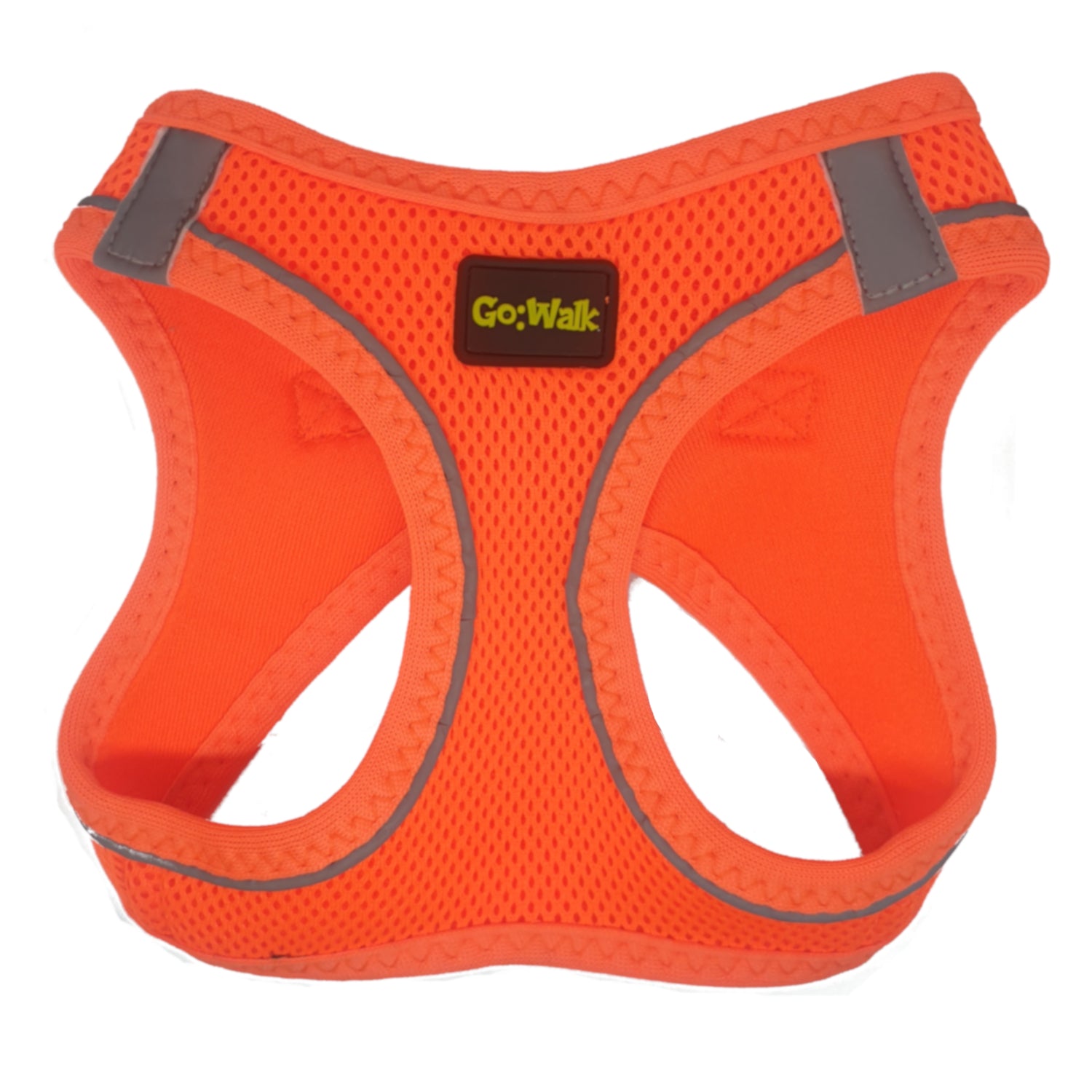 Go WALK Dog Airmesh Harnesses Orange 5 Sizes