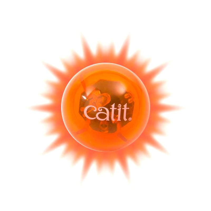 Catit Senses 2.0 Fireball Motion-activated Light-up Ball