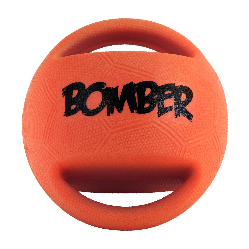 Zeus Bomber Strong Tough Rubber Fetch Toys with Handles 3 Sizes