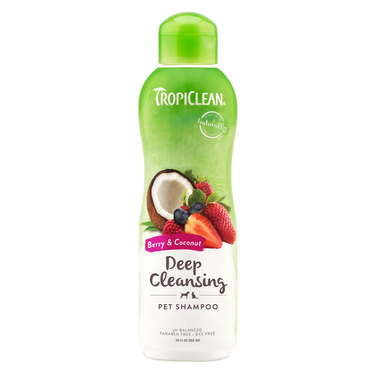 Tropiclean Dog Grooming Berry and Coconut Shampoo Fresh! 355/592ml