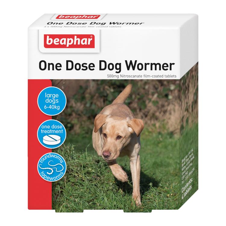 Beaphar One Dose Dog Wormer (20-40kg)