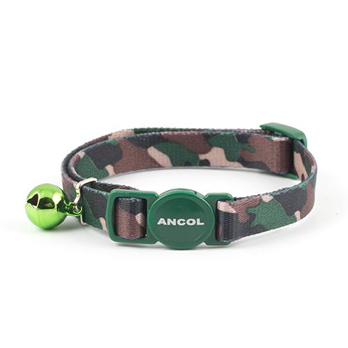 Ancol Cat Collar Camouflage Green