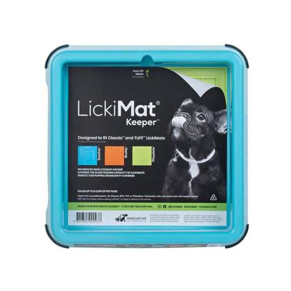 LickiMat Indoor Keeper Dog Lick Mat Bowl 3 Colours