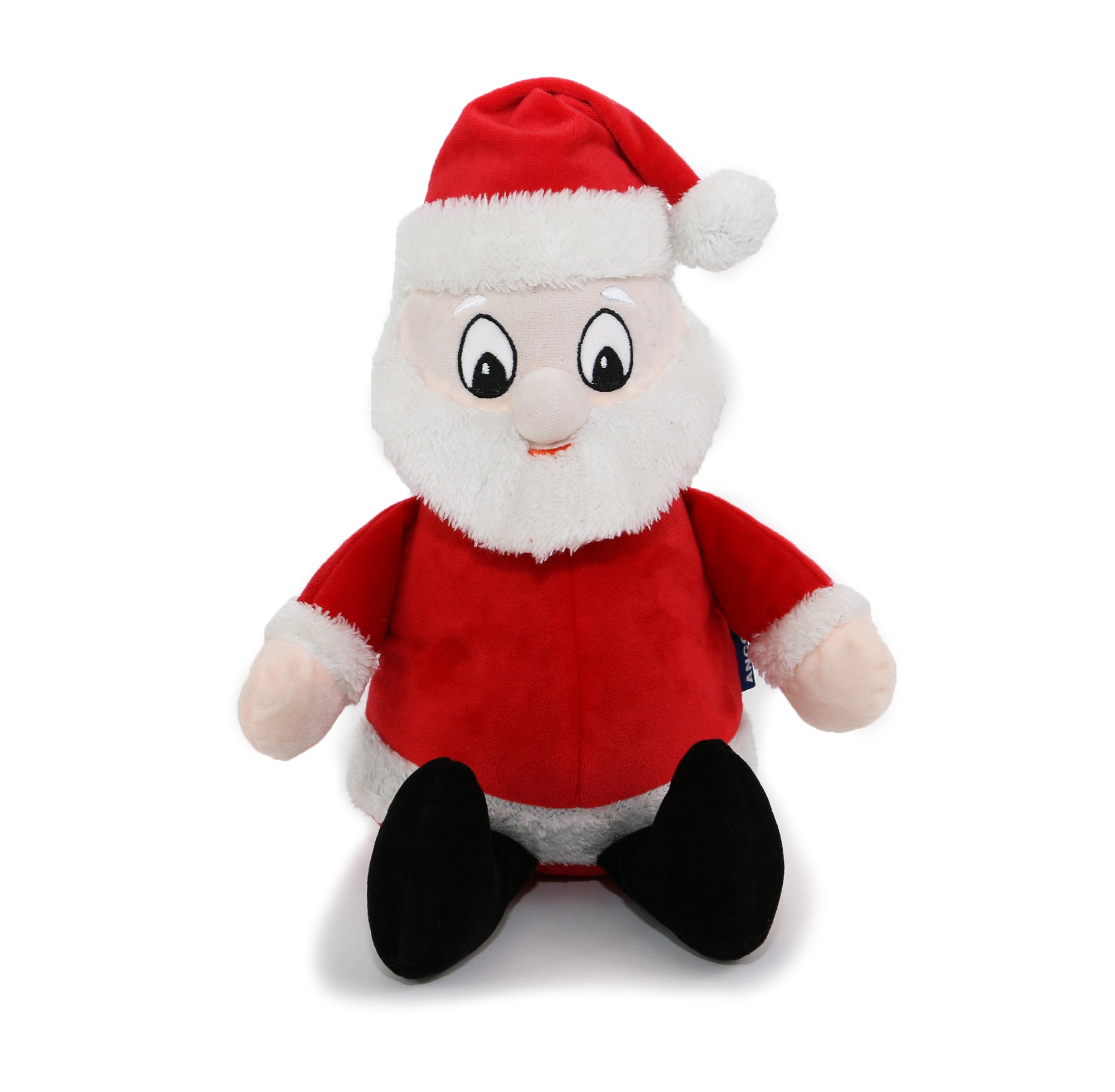 Ancol Christmas Dog Toys Soft Plush Squeaking Santa
