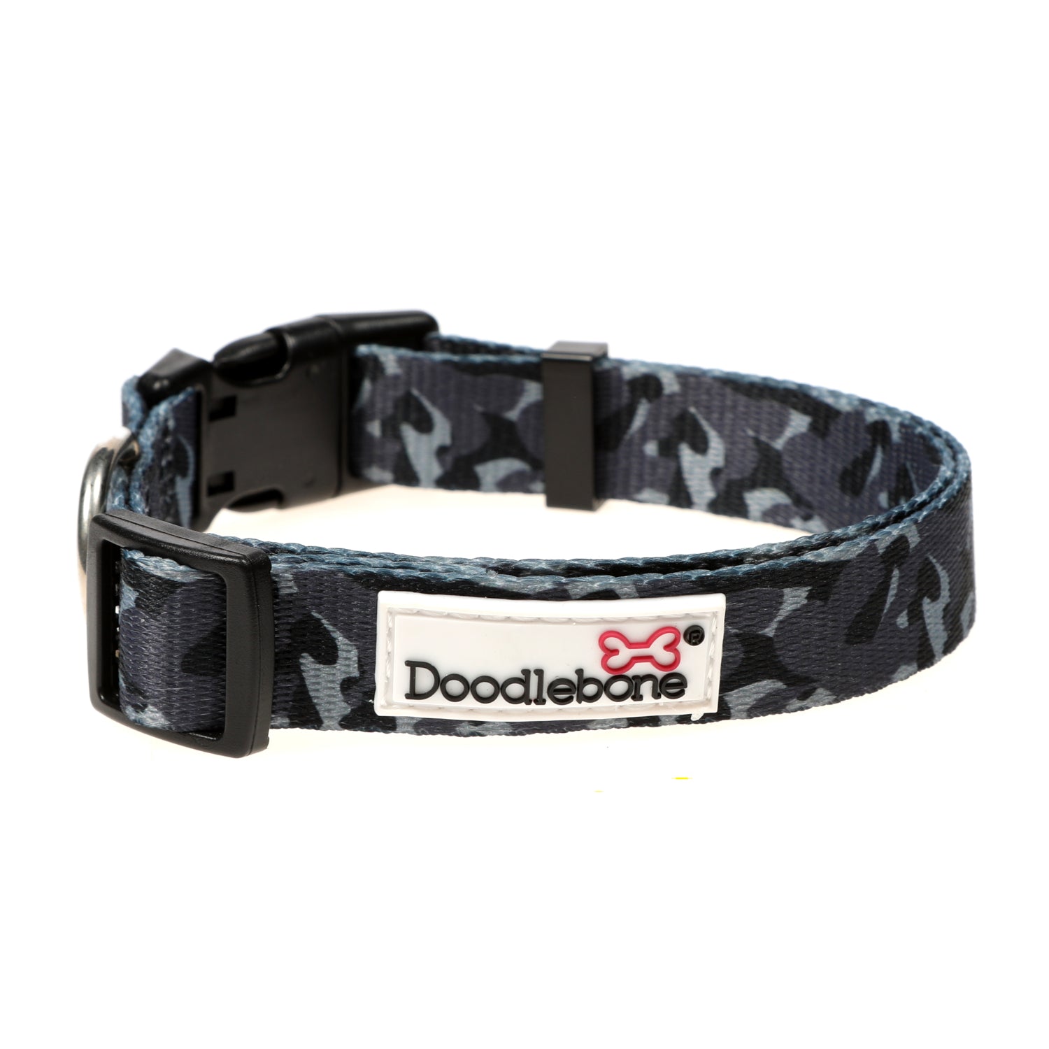 Doodlebone Originals Pattern Dog Collar Smokey Camo 3 Sizes