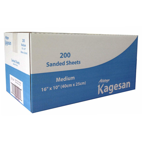 Kagesan Sand Sheets Sandpaper Blue Bulk 200 Sheets 40x25cm