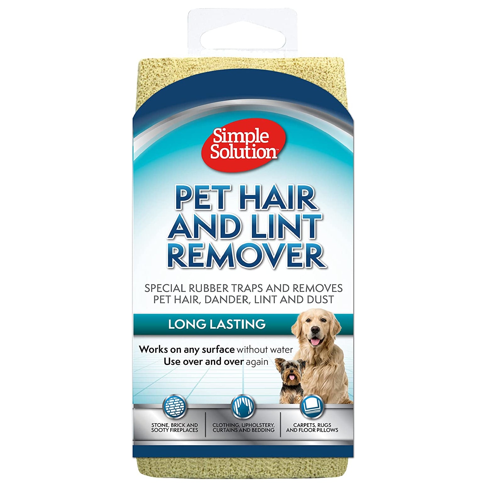 Simple Solution Pet Hair and Lint Remover Sponge
