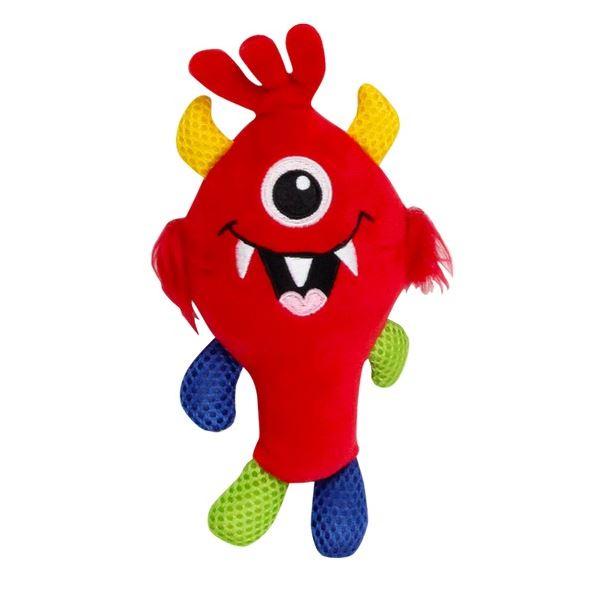 Pawise Vivid Life Plush Small Dog & Puppy Toy Little Monster Fiery
