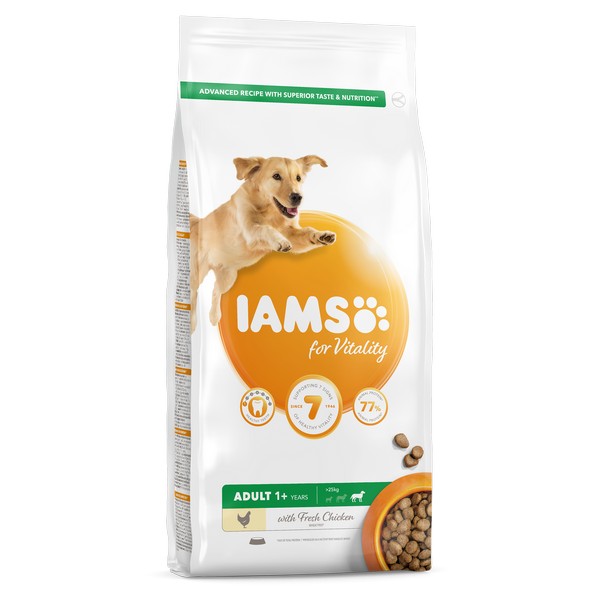 IAMS for Vitality Adult Large Breeds Fresh Chicken 2/12kg